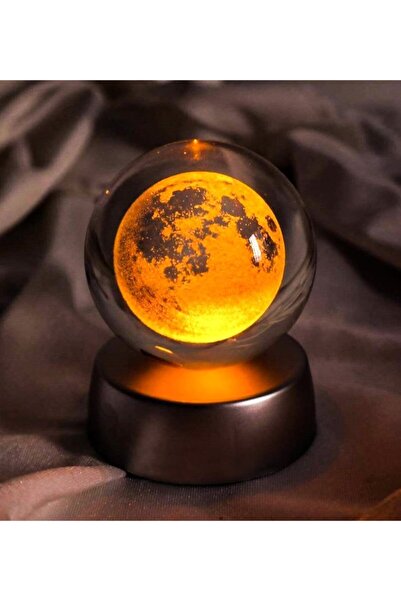 MOBGİFT Ay Işıklı Cam Küre