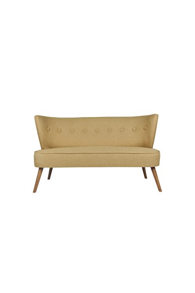 Ze10 Design Bienville Loveseat İkili Kanape Sütlü Kahve