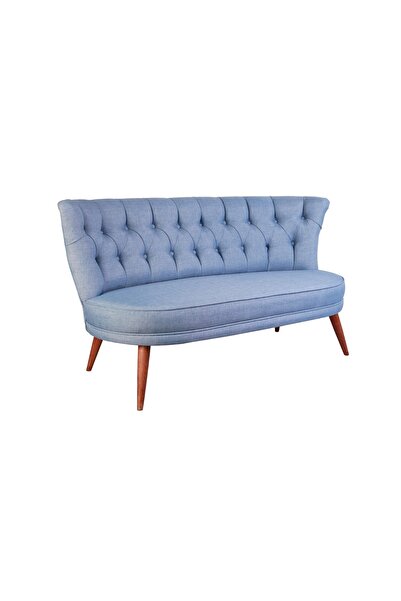 Ze10 Design Richland  Loveseat İkili Kanepe Indigo Mavi