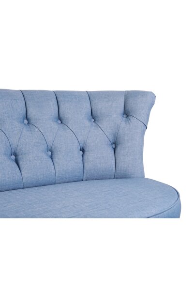 Ze10 Design Richland  Loveseat İkili Kanepe Indigo Mavi