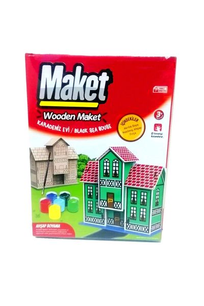 Hayal Sepeti Black Sea House Painting Set