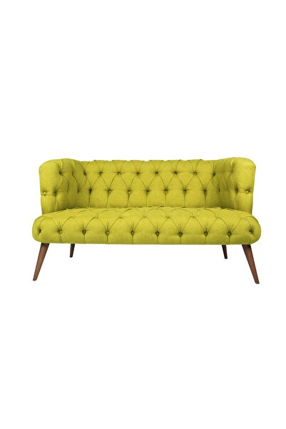Ze10 Design Waest Monroe Loveseat İkili Kanape Fıstık Yeşili