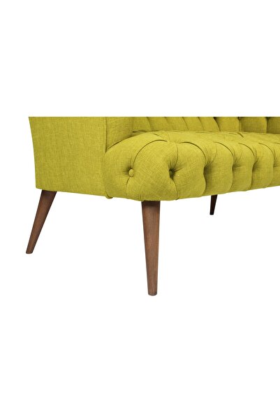 Ze10 Design Waest Monroe Loveseat İkili Kanape Fıstık Yeşili