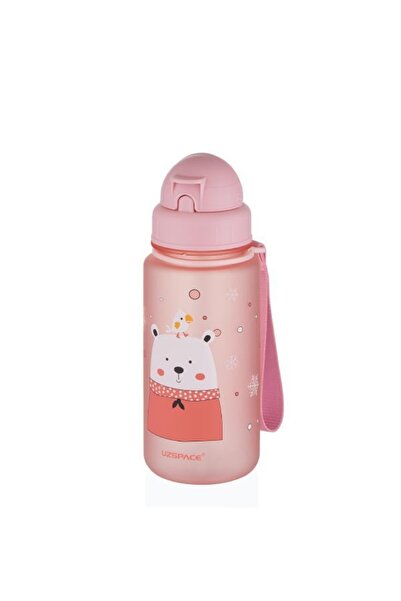 Uzspace Snowman Tritan 500 Ml Flask Pink