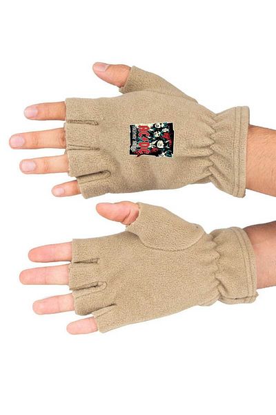 herotasarım Χειμερινά Acdc Printed Cut Fleece Gloves - Bll3631