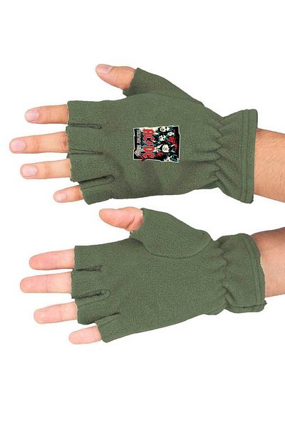herotasarım Χειμερινά Acdc Printed Cut Fleece Gloves - Bll3631