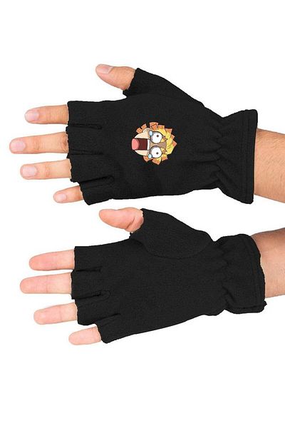 herotasarım Γάντια με στάμπα Naruto - Winter Cutout Fleece, BL3675