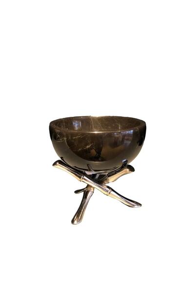 kök decor Bambu Mermer Saksı
