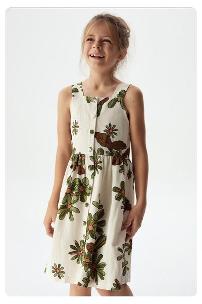 nk kids Λιμι Κοριτσίστικο Φόρεμα Λευκά Είδη Bellis