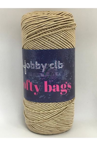 hobby club Softy Bags Supra Μάλλινη Σχοινί Çanta 200 Γρ.5 Τεμάχια (1kg) Latte