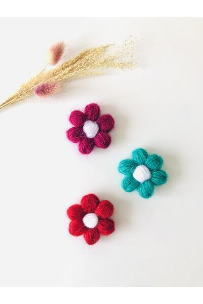 seyranat مشبك شعر ديزي محبوك من 3 قطع من حديثي الولادة بدون شعر باللون الأخضر...