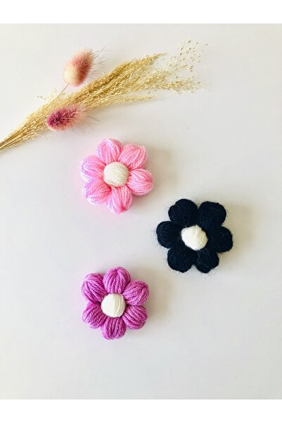 seyranat Az Saçlı Yeni Doğan Saçsız 3’lü Siyah Pembe Lila Renk Tarak Klipsli ...