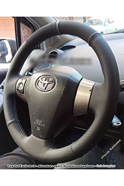 imza direksiyon kılıfı Toyota Yaris 2010 Araca Uyumlu Direksiyon Kılıfı