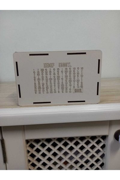 Elfora Parabox 5000 TL Target Piggy Bank Money Saving Box