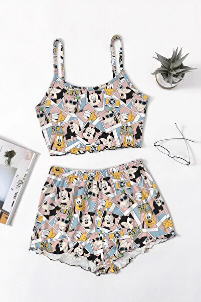 PEMBİŞ HOMEWEAR مجموعة شورتات فافيلا والت سوبر سوفت