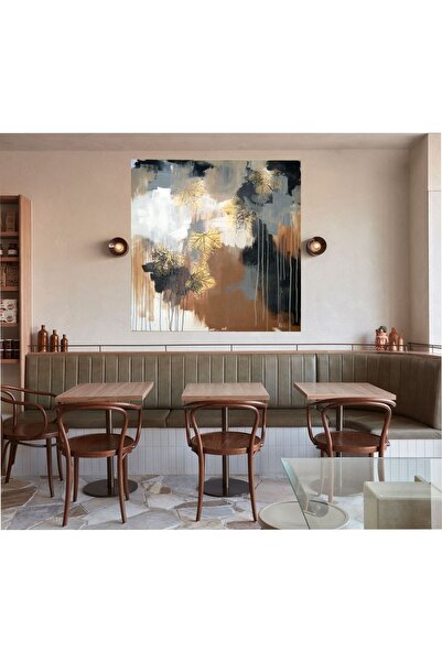 HDART Modern Soyut Yaprak Yapraklar Duvar Kanvas Tablo Tablosu Tabloları