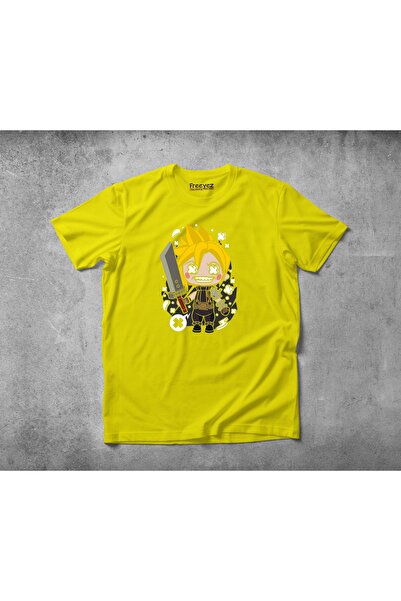 Freeyez Cloud Final Fantasy unisex pamučna četkana majica