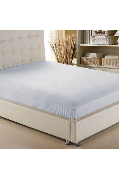 güllüce ev tekstil ürünleri Fitted Sheet Baby Blue