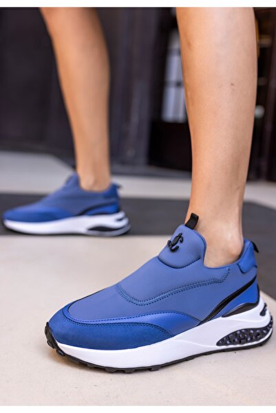 ANGELİNA JONES Tenis Jerema pentru femei, albastru denim, cu detaliu din material textil