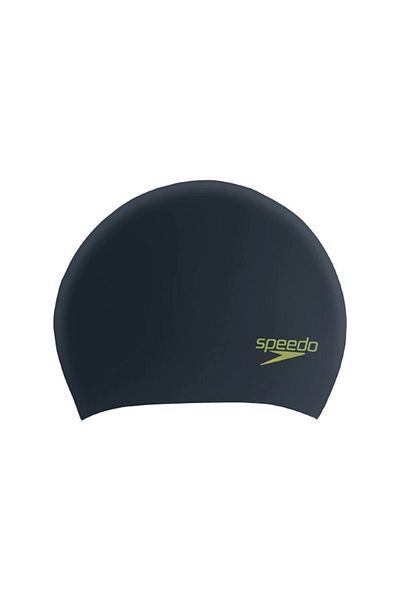 SPEEDO Black Bonnet 8-12809f952 Long Hair Cap Ju