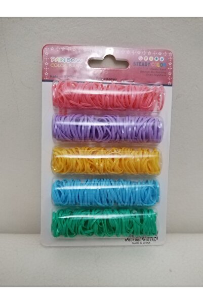 MutluBiDünya Saç Örgü Lastiği-perma Lastiği-mini Lastik Toka Mini Renkli