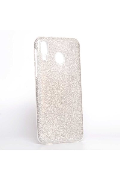 ZM STORE Samsung Galaxy M20 Kılıf Renkli Simli Parlak Shining Kapak