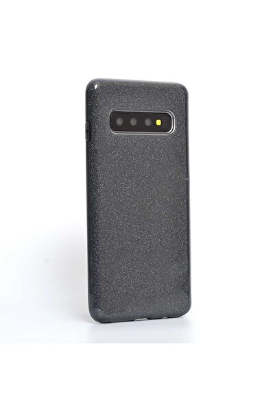 ZM STORE Samsung Galaxy S10 Kılıf Renkli Simli Parlak Shining Kapak