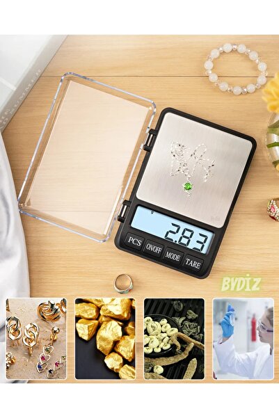 bydiz MH-999 Professional Hassas Terazi 1 kg / 0.01 gr Hassasiyet - Takı, Mutfak ve Terazi Eczane Epoksi