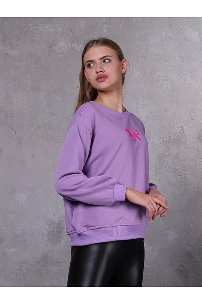 FARM ANİMALS Pulover de damă - Detaliu broderie