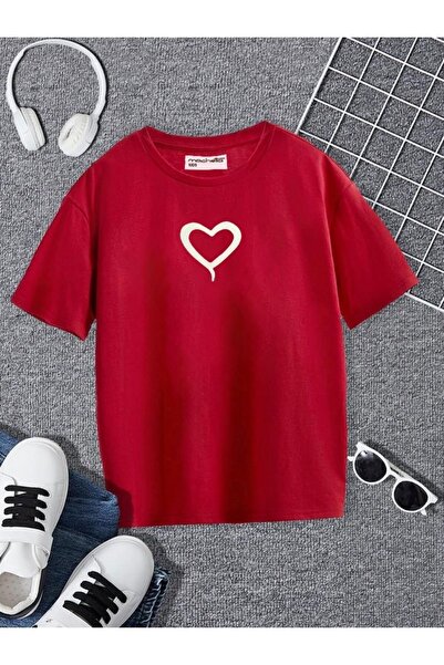 Machetta Dječja majica sa štampanim srcem, velika veličina