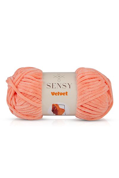 SENSY Premium Velvet Velvet Thread Hand Knitting Thread Blanket Thread Sweater Thread Baby Blanket Thread Salmon