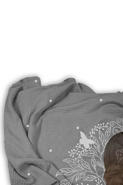 Bebişim Halı Princess Fairy Patterned Single Pique (With Pillow Case)