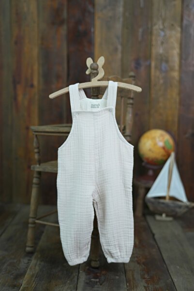 MamasDaisy ByVeraTan Pamuklu 4 Katlı Müslin Bebek/çocuk Tulum. Unisex