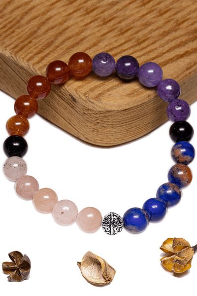 Tesbih Atölyesi Pisces Certified Natural Stone Bracelet - Silver Apparatus