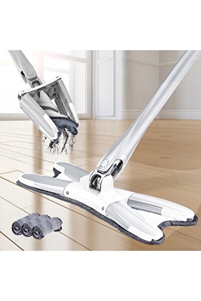 naque Twist Mop Çek-bırak Sistemli Pratik Temizlik Mop + 1 Yedek Bez X Mop