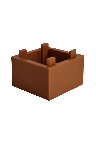 LEGO Original Accessory - Moc Custom 2x2x1 Light Brown Chest Container Box 1 Piece