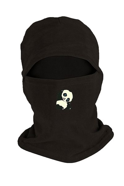 herotasarım Χειμερινή Panda Printed Fleece Mask - Bll3841