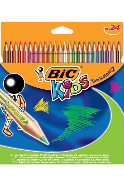 Bic KURUBOYA TROPICOLOR UZUN 24'LÜ