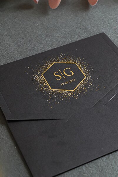 Luna Davetiye Şeffaf Düğün, Nikah, Nişan Davetiyesi (50 ADET)