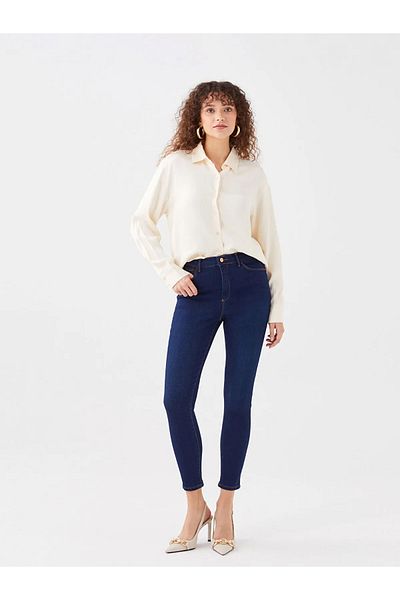 LC Waikiki Basic High Waist Slim Fit Women's Jean Pants