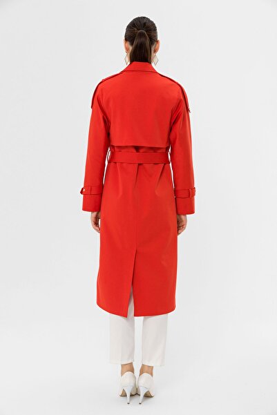 Icon Kadın Mercan Şimal Trençkot 1638 Kb