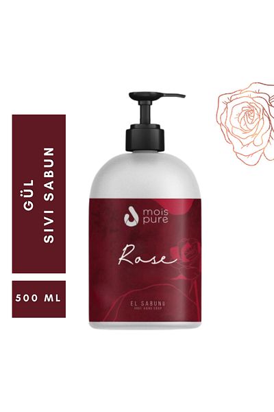 Mois Pure Rose Liquid Soap - 500 Ml
