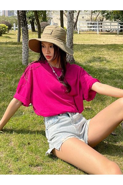 Keywest Stay Strong Printed Fulya Oversize T-shirt