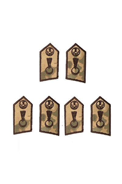 AskerVadisi Kamuflaj Yaka Spoleti & Rozeti (nakışlı) X 3 Adet