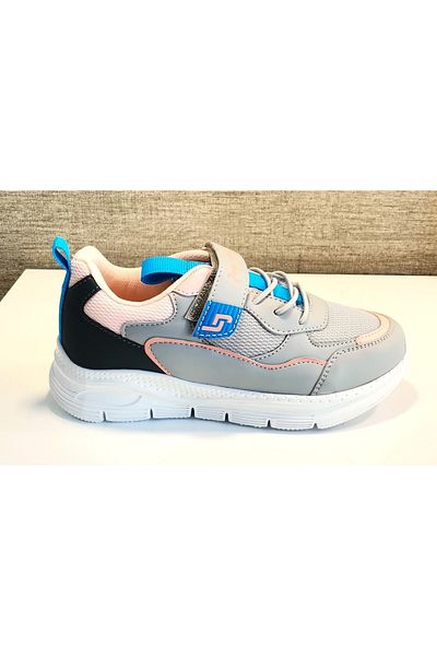 Jump 28122 Children's Casual Sports Shoes Gray / Salmon