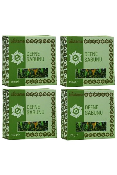 Biotama Natural Laurel Soap 150 Gr X 4 Pieces