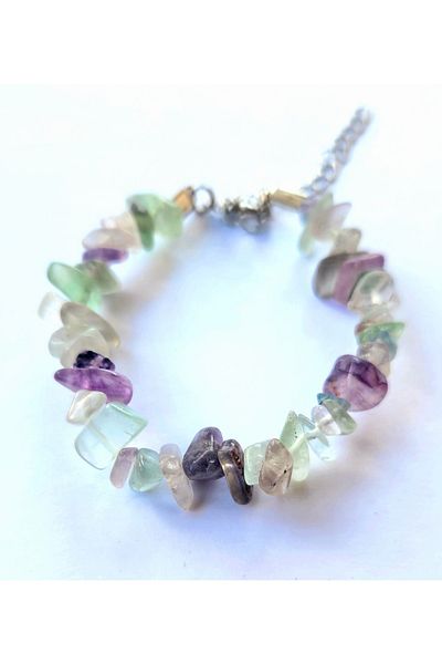 Chellomood Fluorite Bracelet - Real Fluorite Natural Stone