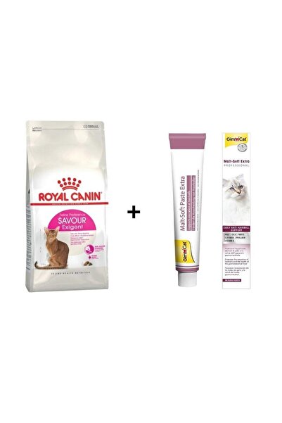 Royal Canin Savour Exigent Kuru Kedi Maması 4 Kg + Gimcat Malt 100 Gr