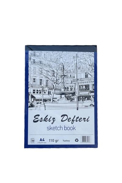 SKETCH BOOK Eskiz Defteri Mavi A4