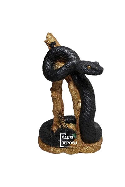 saksı deposu Yılan Heykeli Dala Sarılı Yılan Heykeli